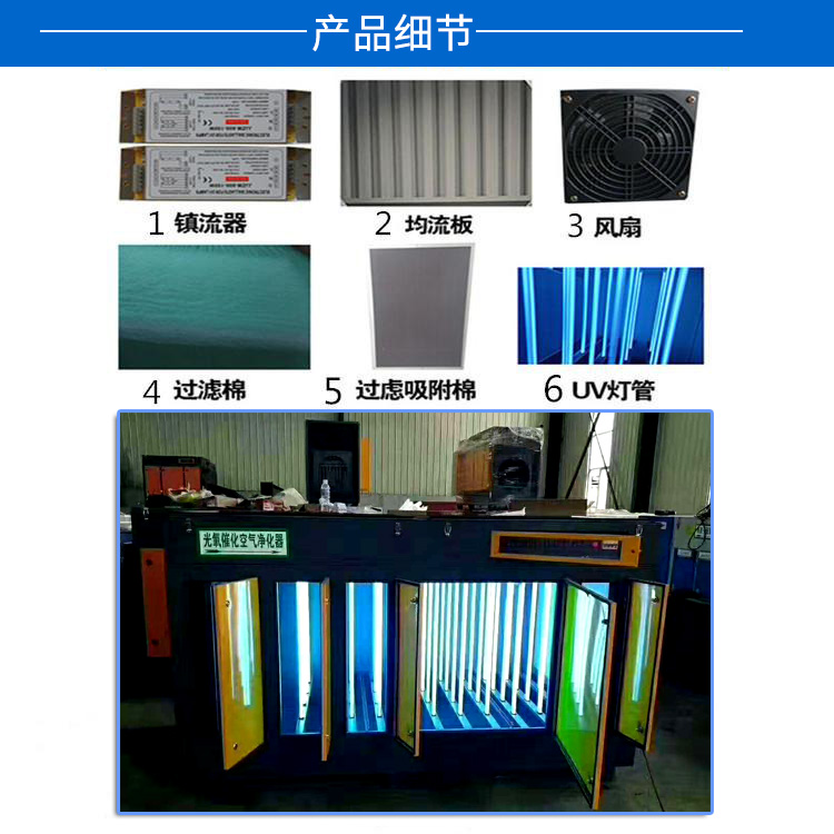 光氧催化空氣凈化器產品細節展示
